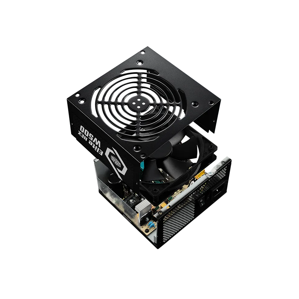 Fuente Cooler Master ELITE NEX W500 230V 80 Plus White A/WO Cable (MPW-5001-ACBW)