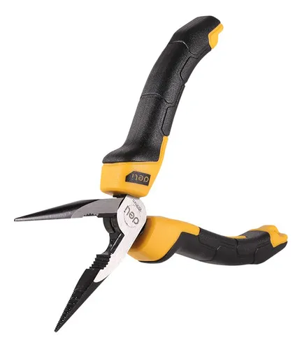 Pinza Punta Larga Reforzada 6" Deli (DL2106)