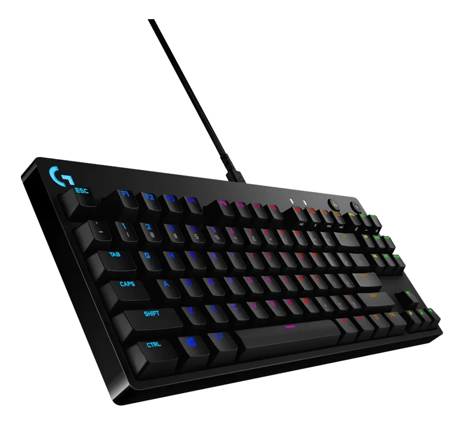 Teclado USB Gamer Mecanico Logitech PRO RGB (920-009388)