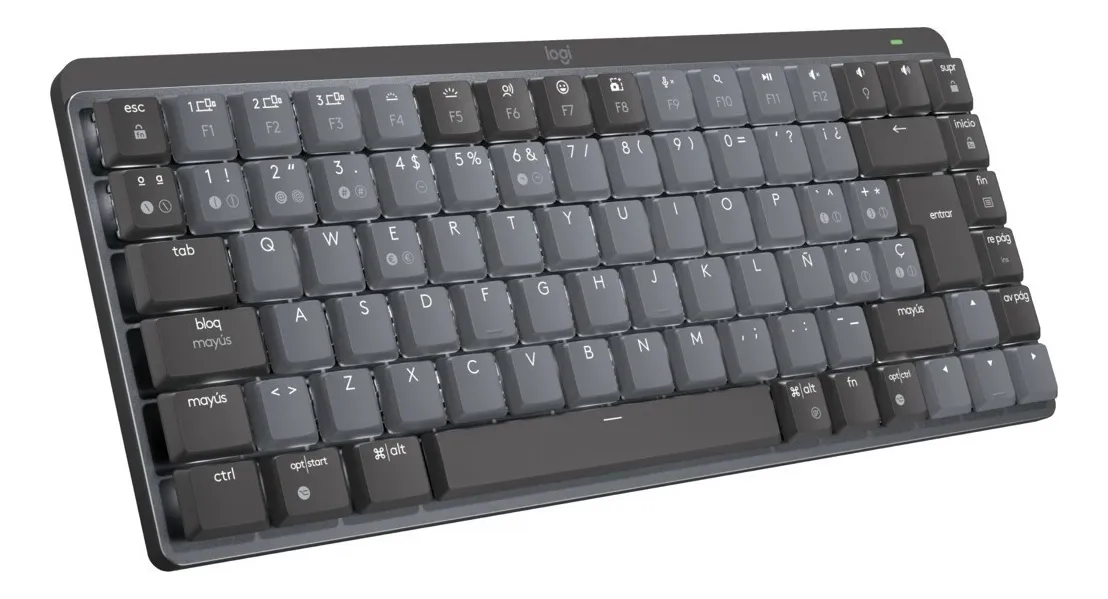 Teclado Inalambrico Logitech MX Keys Mini Grafito Retroiluminado (920-010846)