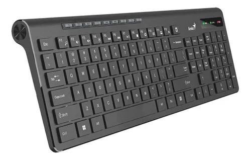 Teclado USB Genius SlimStar 230 II Negro 31310048401