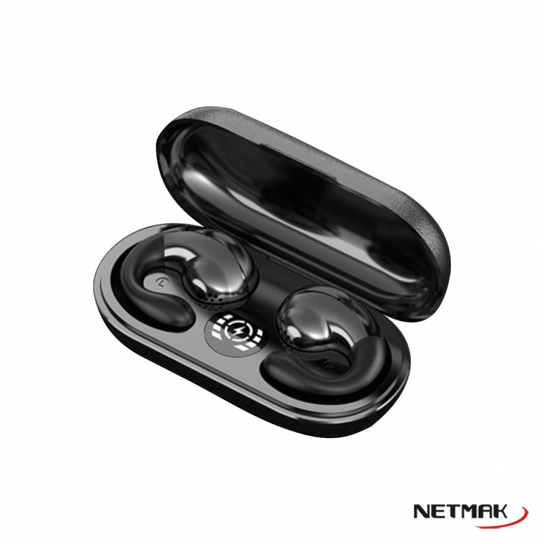 Auricular Inalambrico Deportivos Gym Clip-on Netmak (NM-FITER)