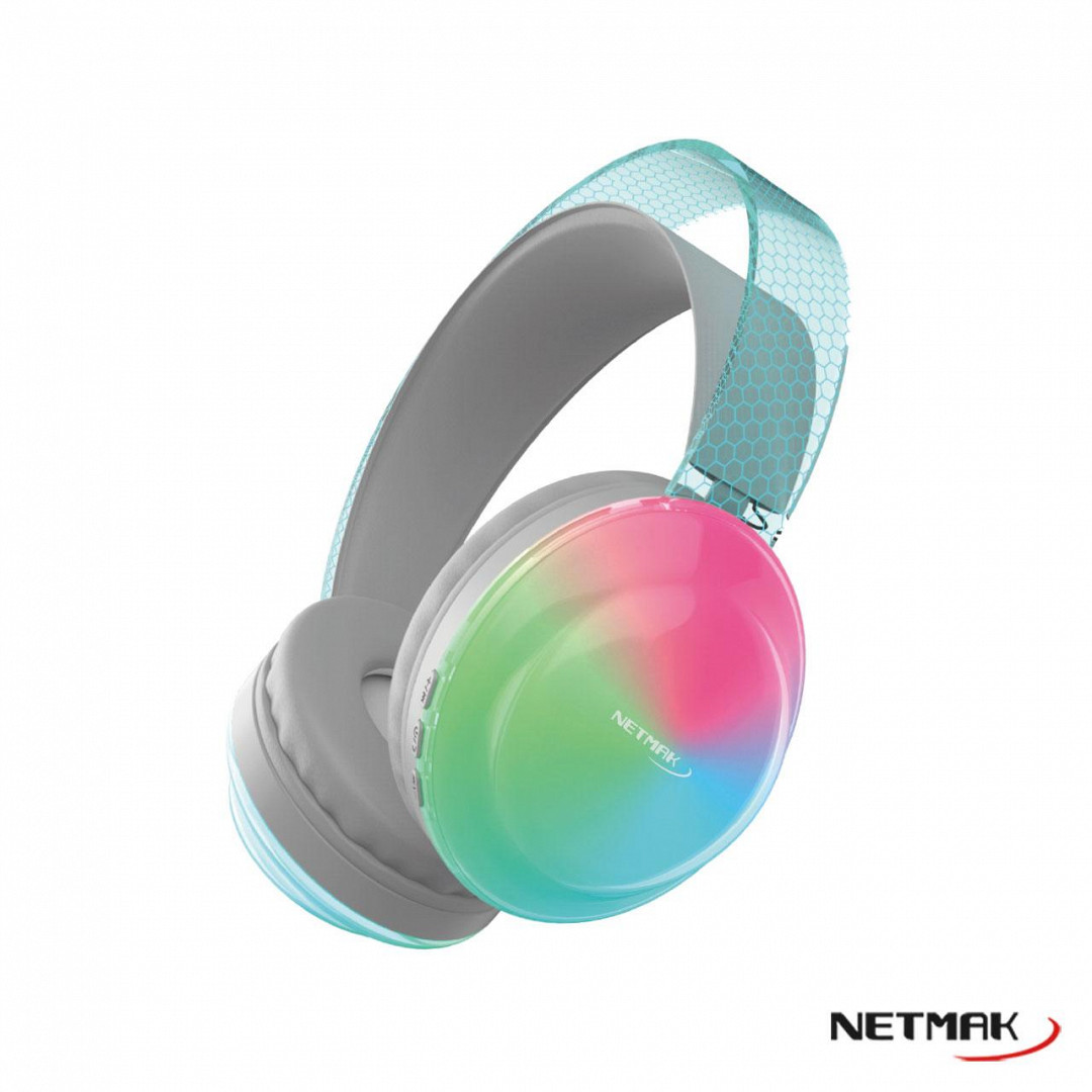 Auricular Bluetooth Dual Luminoso GLow Netmak (NM-MAGIC)