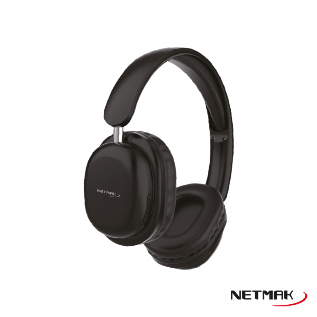 Ultimas unidadesAuricular Bluetooth Dual Tipo Vincha Netmak (NM-LIVE) Negro