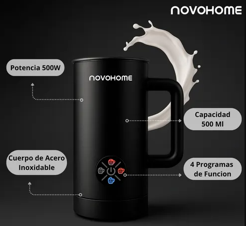 Espumador de Leche NOVOHOME (NH-MF6000)