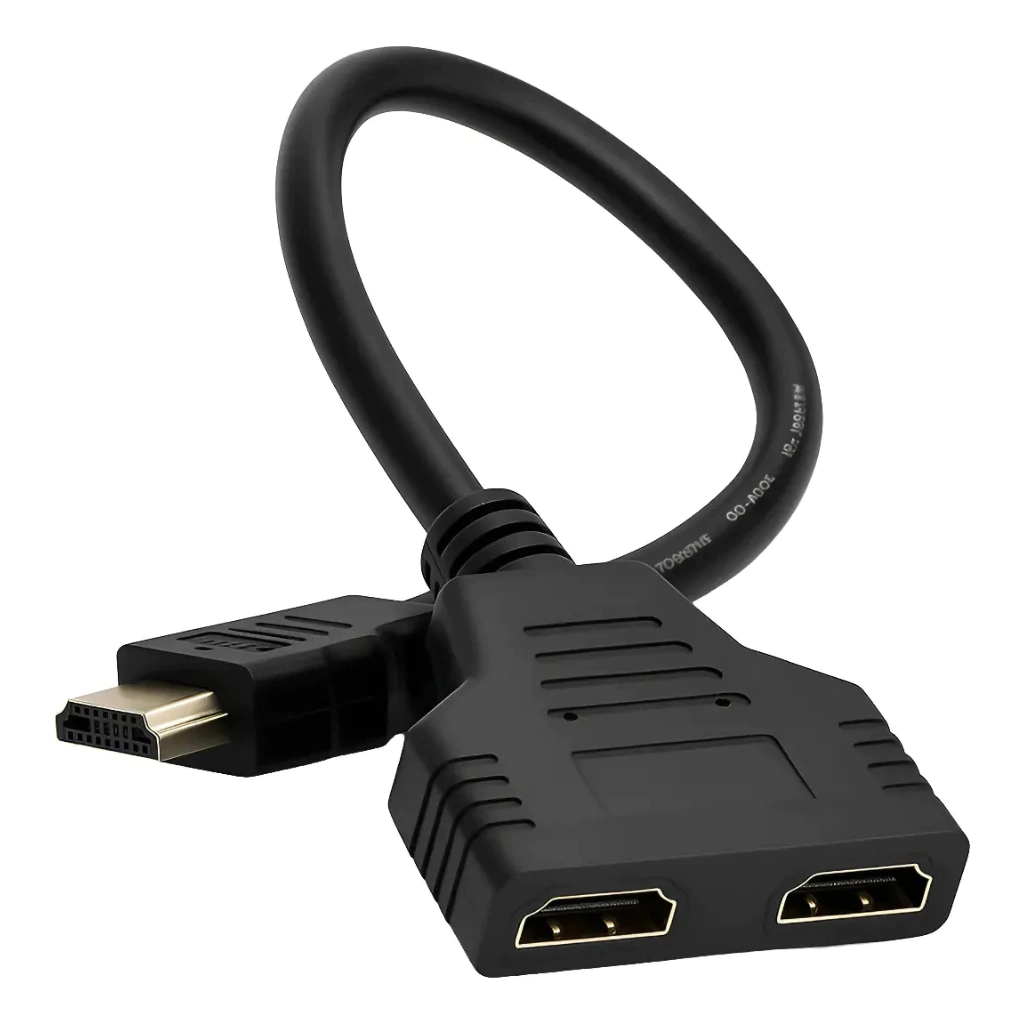 Splitter HDMI 1 a 2 sin fuente