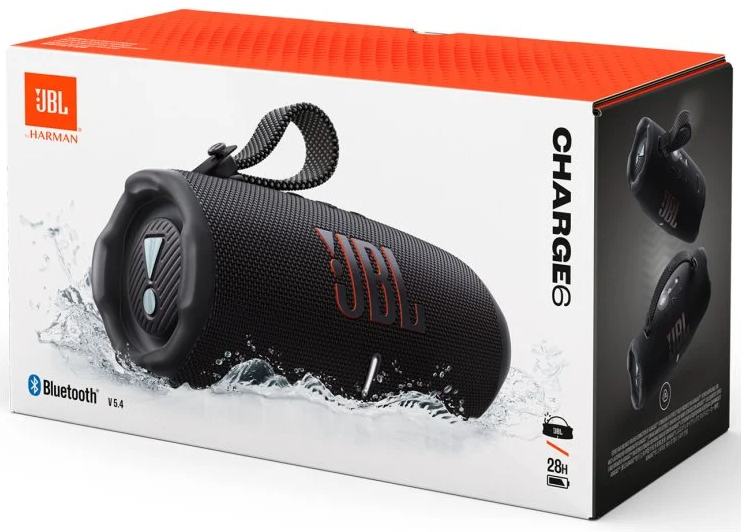 Parlante Bluetooth JBL CHARGE 6 NEGRO (JBLCHARGE6BLKAM)