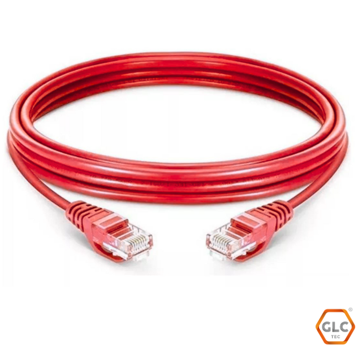 Patch Cord UTP Cat5e 1.2 Mts ROJO GLC (CE-4616R)