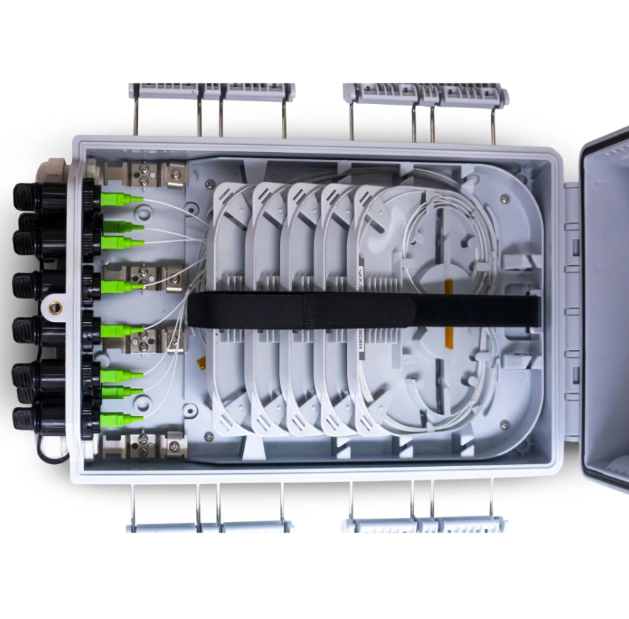 Fdb Caja Exterior Ftth 2X8 Easy Connect Split 1X8 SC/APC C/Derivacion (GLC-FBD-006-01)