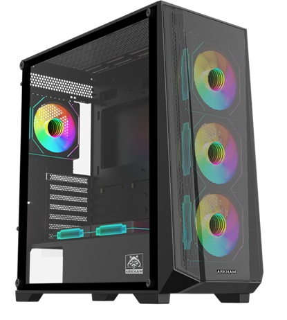 Gabinete Arkham PYGMA 6Fan ARGB ATX