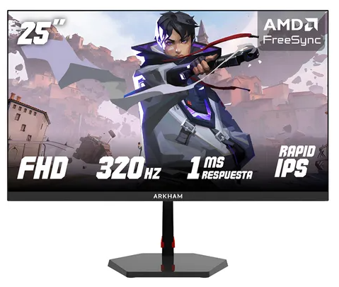 Monitor Gamer Arkham 25" 320Hz IPC FHD 1MS HDMI/DP