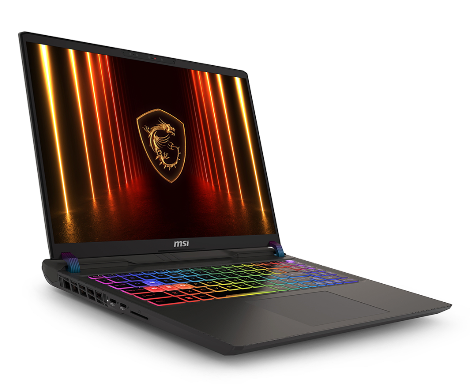 Notebook MSI Vector Ryzen 9 8940HX A16 HX 1TB SSD 16B 16" QHD+ 240Hz Win11 Nvidia RTX 5070Ti 12GB (A8WHG-004US)