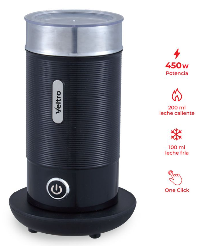 Espumador de Leche 450W 200ml Veltro (VOMF00G)