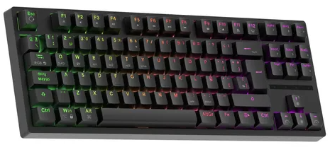 Teclado Gamer Mecanico TKL Tri-Modo Solarmax (GMKB88RB) Negro 23517Q