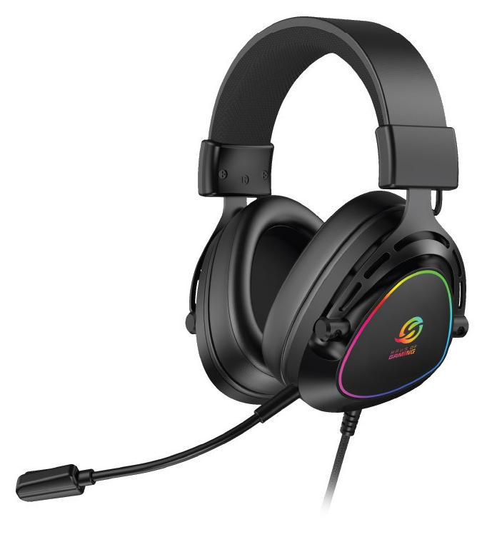 Auricular Gamer Solarmax RGB Wired Lightweight (GHS59B) Negro 24119Z