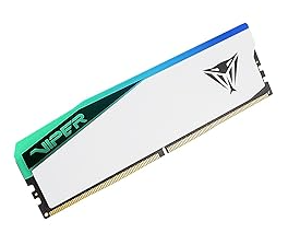 Memoria DDR5 32GB 6000Mhs Patriot Viper Elite RGB White Single (9DE00341-PVER32G60C42W)