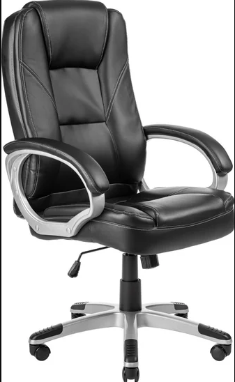 Silla de Oficina DONNA con Cuerina Acolchonada (AF-C7322)