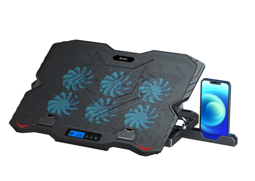 Base Para Notebook + Soporte Celular Kolke con Cooler (KVC-770) 630857