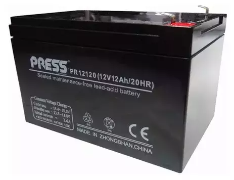 Bateria de Gel Recargable de 12A 12V PRESS (PR12120)