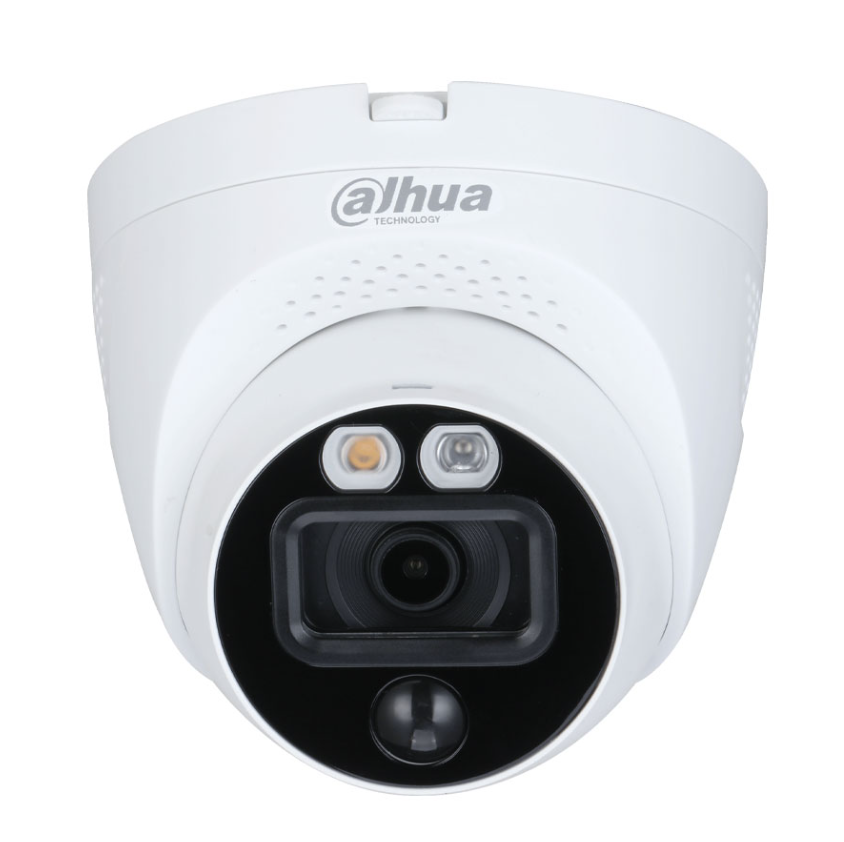 Camara HDCVI Domo 2.8 Mm 5 Mp Luz Led Dahua (DH-HAC-ME1500EQP-L-0280B-S2)