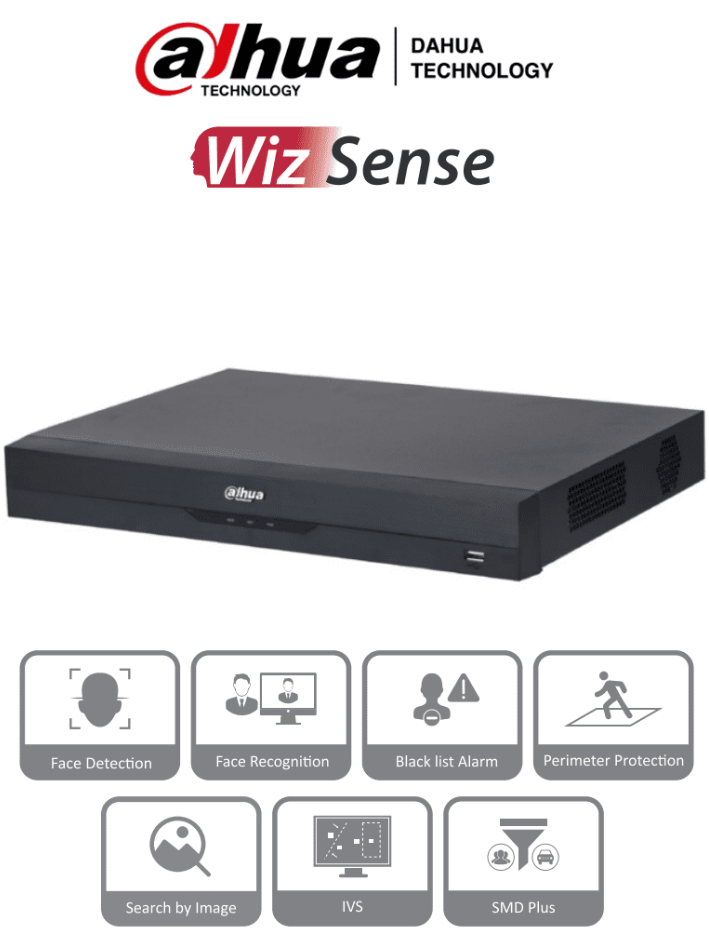 NVR 16 Canales Dahua 4K (DHI-NVR2216-16P-I2)