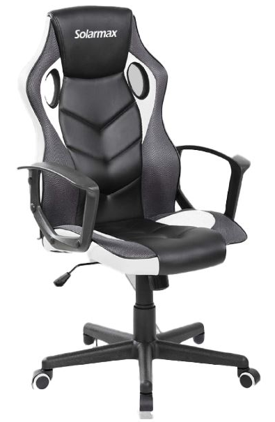 Silla Gamer Solarmax 6001 Blanca (SXGC-6001-WH)