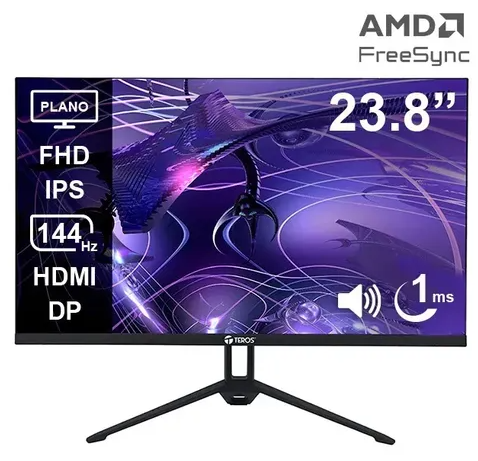 Monitor Gamer Teros 23.8" Plano IPS FHD 144hz (TE-2417S)