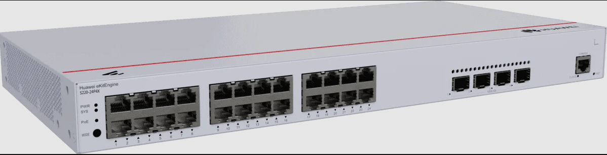 Switch 24 Puertos 10/100/1000 Huawei (S220-24P4X)