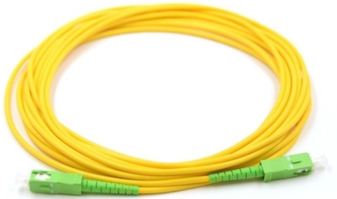 Patch Cord Fibra Optica GLC SC/APC-SC/APC SM 5MT Simplex (FO-1037)