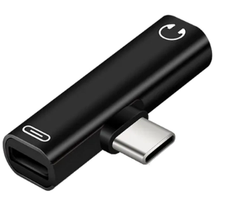 Adaptador Tipo-C a C + Audio Int.Co (09-053)