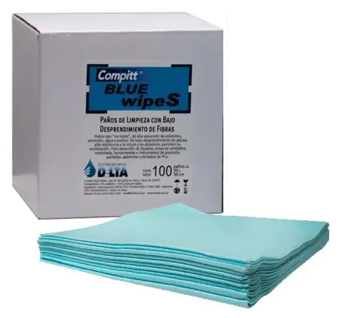 Paño Seco Compitt Blue caja 100u Delta (PAÑOXC)