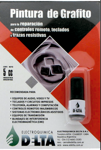 Pintura de Grafito 5cc Delta (GRA)