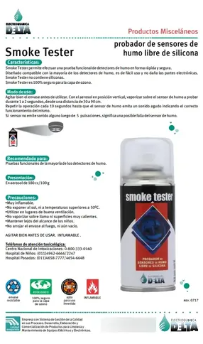 Smoke Tester Libre de Silicona 100g 180cc Delta (HT)