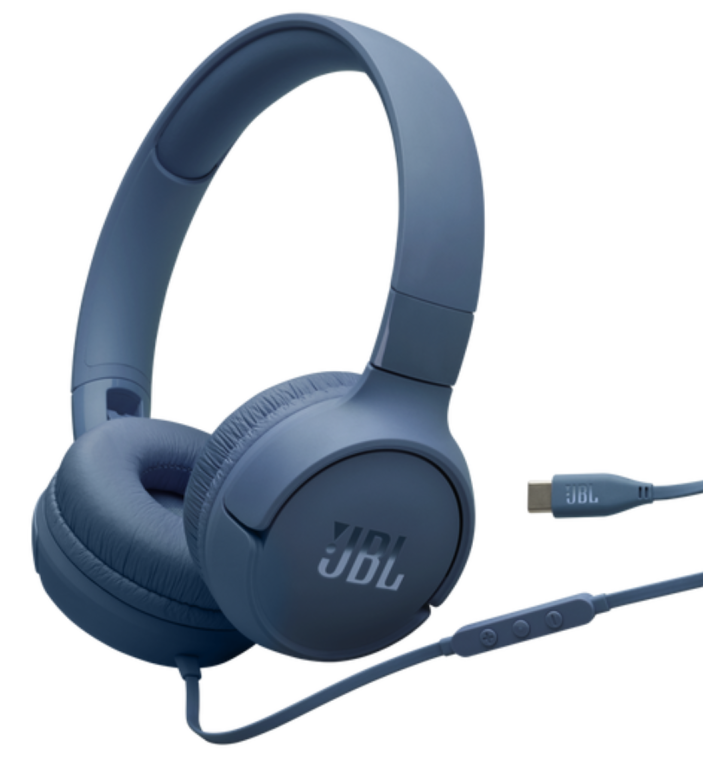 Auricular JBL TUNE 520C Usb-C (JBLT520CBLUAM) Azul