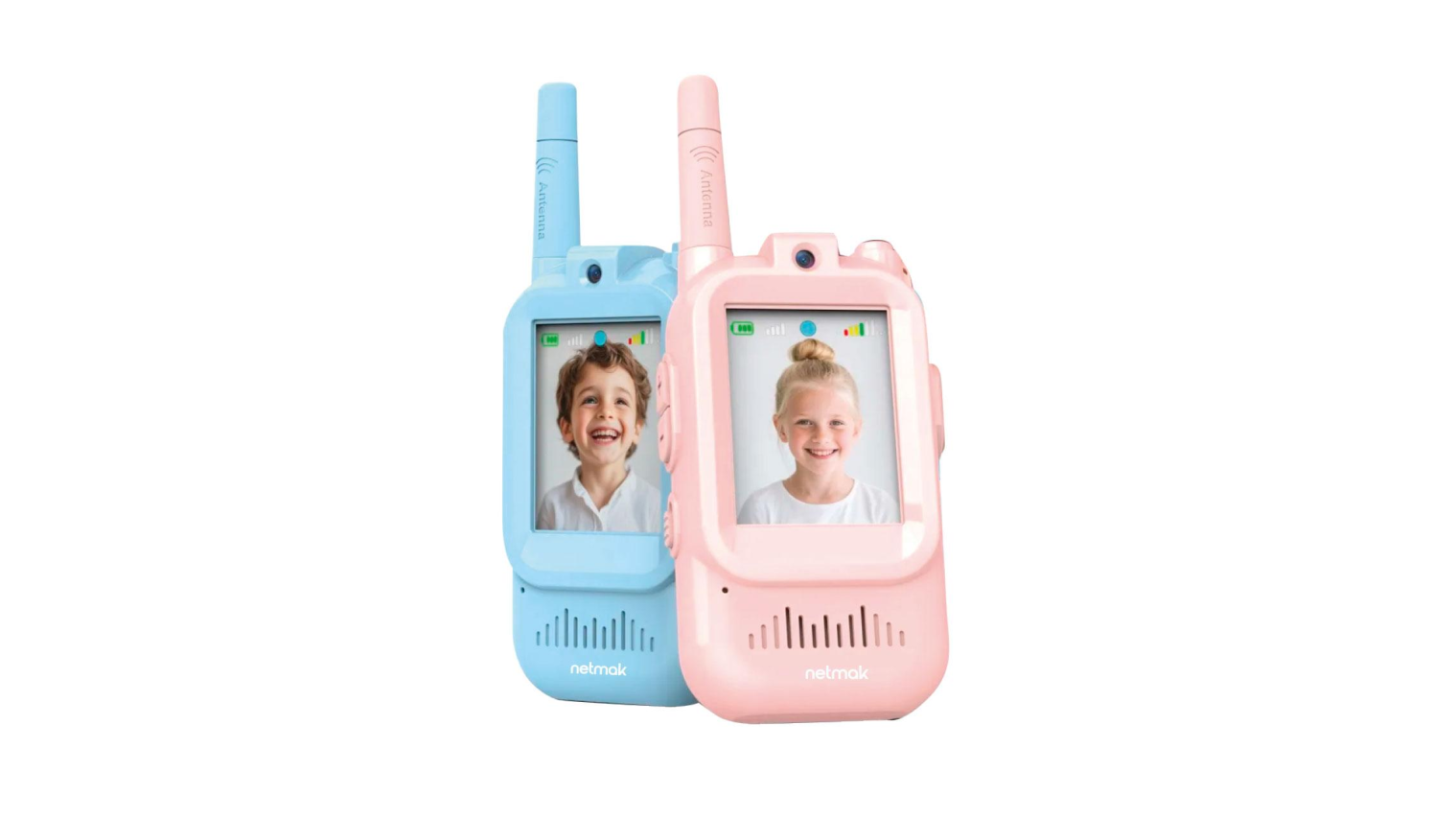 Walkie talkies con cámara y pantalla Netmak (NM-WALKIE)
