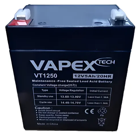 Bateria 12v 4A de Gel Vapex (VT1250)
