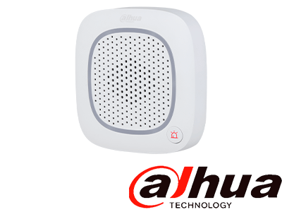 Sirena Para Alarmas Inalambrica con Audio Birireccional Dahua (DHI-ARA14-W2)