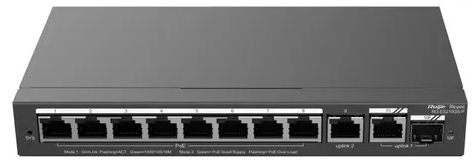 Swicht 10-port Gigabit Ruijie Reyee (RG-ES210GS-P)