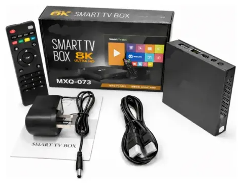 Tv Box Android Cpu Amlogic Hdmi 8k Flash 32gb Ram 512gb (MXQ-073)
