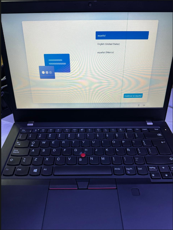 OUTLET Notebook Lenovo ThinkPad L14 Gen2 i5-1135G7/8GB DDR4/512GB SSD/W10P 14"FHD (LINEA VERTICAL EN PANTALLA)