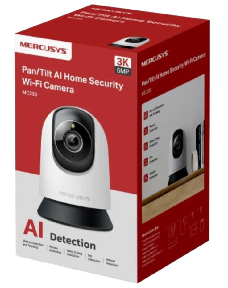 Camara IP Interior 3k 5mp Mercusys (MC230)