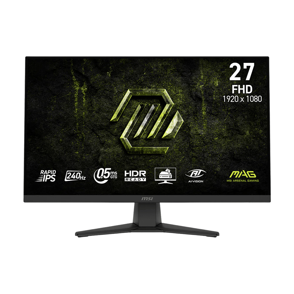 Monitor Gamer MSI MAG 272F X24 27" FHD 240Hz 0.5ms Flat 2xHDMI (3CE5)