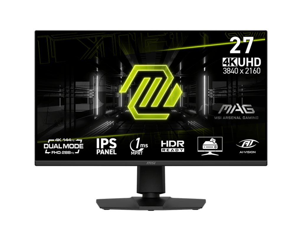 Monitor Gamer MSI MAG 275UPD E14 27" 4K UHD 144Hz a 288Hz 1ms (3CE8)