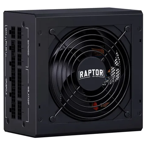 Fuente Raptor Volt 1000W 80Plus Gold Full Modular PCIe 5.1 Negro