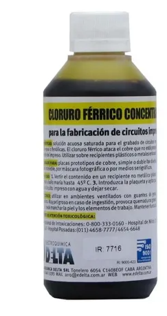 Cloruro Ferrico Concentrado Delta 250cc (CL1)
