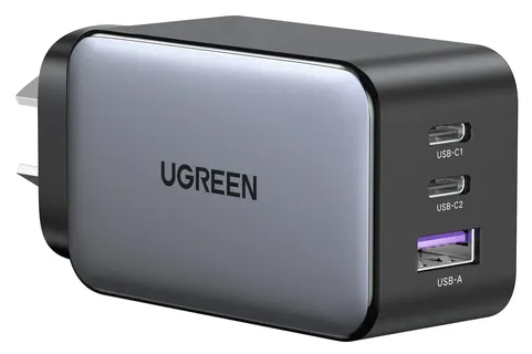 Cargador Rapido 65w Nexode GaN 3 Puertos Ugreen (CD244) 65023