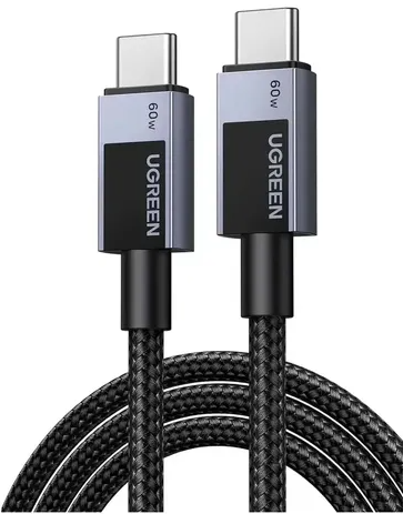 Cable Usb-C a Usb-C 60w 2m Space Gray Ugreen (L524) 55775