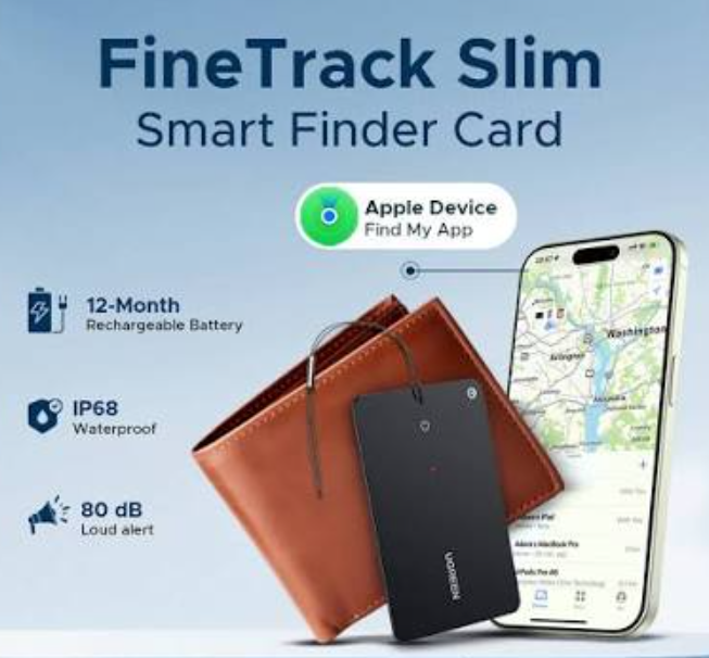 Localizador Finetrack Ultra-Slim Smart Finder Recargable (CM817) 45298