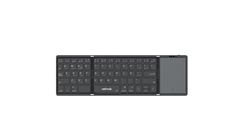 Teclado Inalámbrico Plegable c/Touchpad Netmak (NM-KB915)